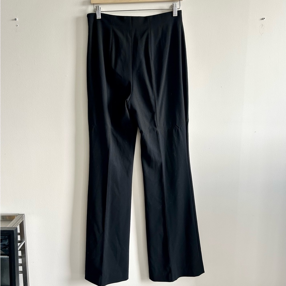 Vintage Escada Black Wide Leg Wool Blend Pants Size 40